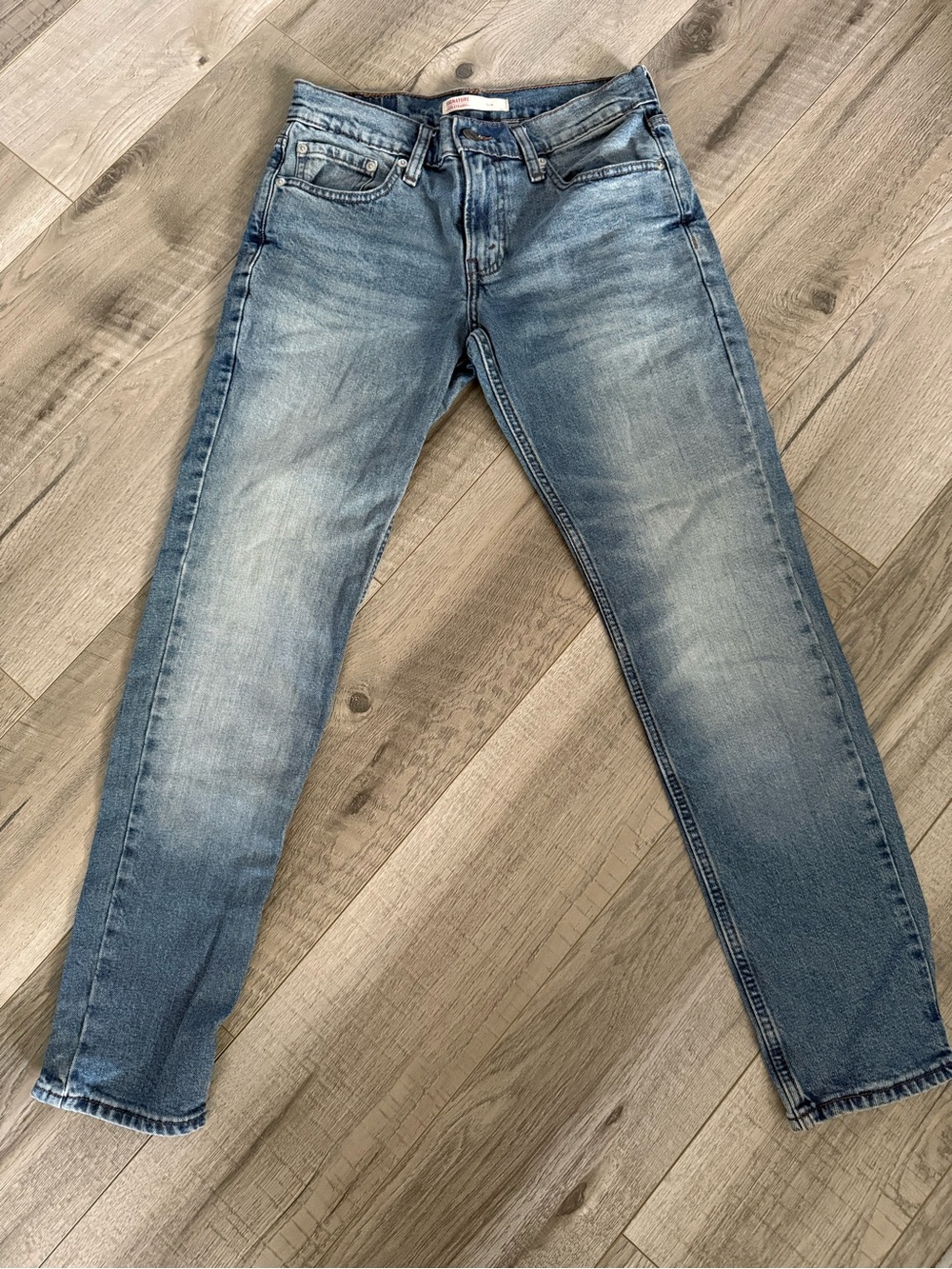 Signature by Levi Strauss Light Blue Slim Straight Jeans